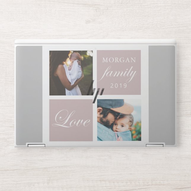 Elegant Script  | Photo HP Laptop Skin (Front)