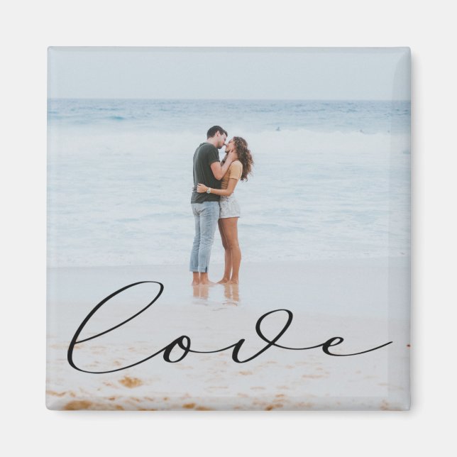 Elegant Script | Photo Magnet (Front)