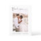 Elegant Script Photo Wedding Thank You Card