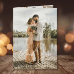 Elegant Script Photo Wedding Thank You Card<br><div class="desc">Express your heartfelt gratitude in timeless style with this Elegant Script Photo Wedding Thank You Card. Featuring refined calligraphy, a full photo layout, and minimalistic design elements, this card is the perfect way to thank your guests while showcasing a cherished moment from your big day. Ideal for modern, romantic, or...</div>