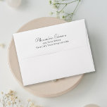 Elegant Script Return Address Mailing Envelope<br><div class="desc">Add that extra touch with custom envelopes that include your return address.</div>