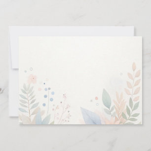 Elegant Script Save the Date Announcement Card