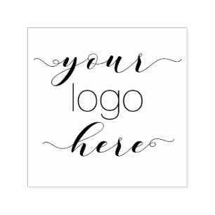Elegant Script Self-Ink Custom 1.5" x 1.5" Stamp