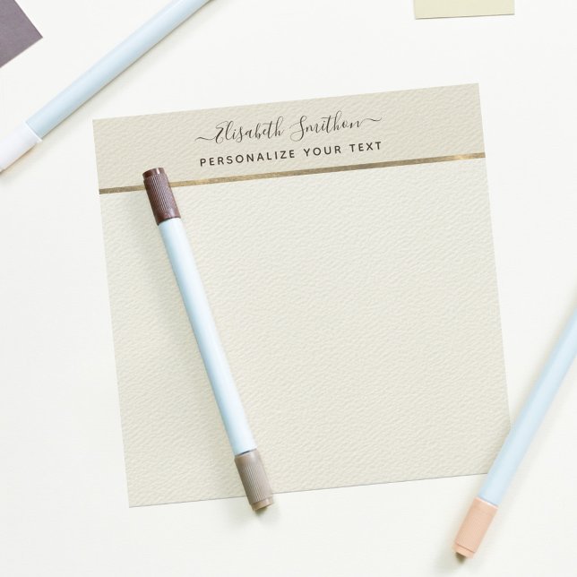  Elegant Script Simple Minimal Personal Stationery Note Card (Creator Uploaded)