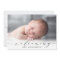 Elegant Script Sweet Welcome Photo Birth