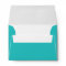 Elegant Script Teal Aqua Return Address Mailing