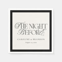Elegant Script The Night Before Rehearsal Dinner