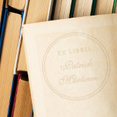 Custom Ex Libris Embosser: Personal Library Mark, Book Lover's