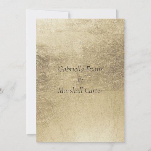 Elegant script typography gold geometric wedding invitation | Zazzle