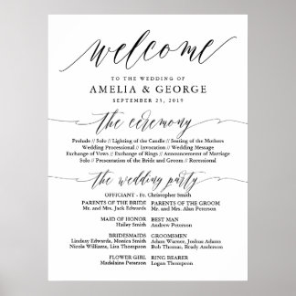 Elegant Script Typography Poster