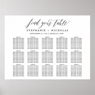 Elegant Script Typography Poster