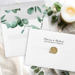 Elegant Script Wedding Invitation Greenery Envelop Envelope<br><div class="desc">Get ready to be mesmerized by our breathtaking greenery wedding suite! Featuring a delicate illustration of eucalyptus leaves paired with bold, elegant calligraphy, it’s the perfect match for your enchanting garden-themed wedding. If you're missing any items or have a special request, don’t hesitate to reach out via chat—I’m here to...</div>