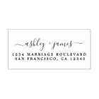 Elegant Script Wedding Return Address