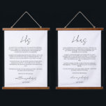 Elegant Script Wedding Vows Anniversary Hanging Tapestry<br><div class="desc">Modern and elegant design printed Minimalist Elegant Script Wedding Vows Anniversary Hanging Tapestry that can be customized with your text. Please click the "Customize it" button and use our design tool to modify this template. Check out the Graphic Art Design store for other products that match this design!</div>