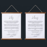 Elegant Script Wedding Vows Anniversary Hanging Tapestry<br><div class="desc">Modern and elegant design printed Minimalist Elegant Script Wedding Vows Anniversary Hanging Tapestry that can be customized with your text. Please click the "Customize it" button and use our design tool to modify this template. Check out the Graphic Art Design store for other products that match this design!</div>