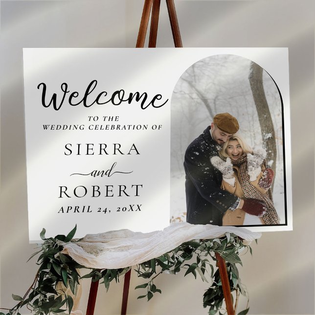 Elegant Script Wedding Welcome Sign Foam Board (Creator Uploaded)