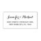 Elegant Script Weddings Engagement Return Address