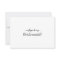 Elegant Script Will You Be My Bridesmaid Card