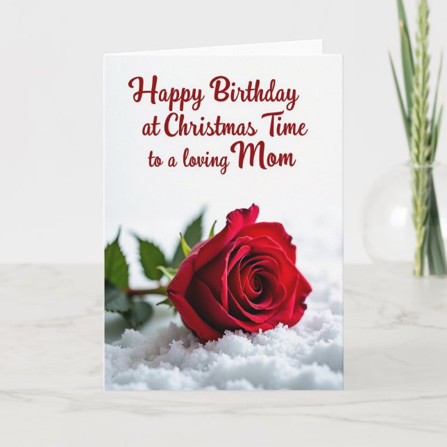 Elegant Script Winter Card (Front)