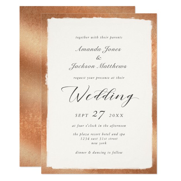 Wedding invitation says formal Clearance