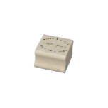 Elegant Scripted Let Love Grow Wedding Stamp