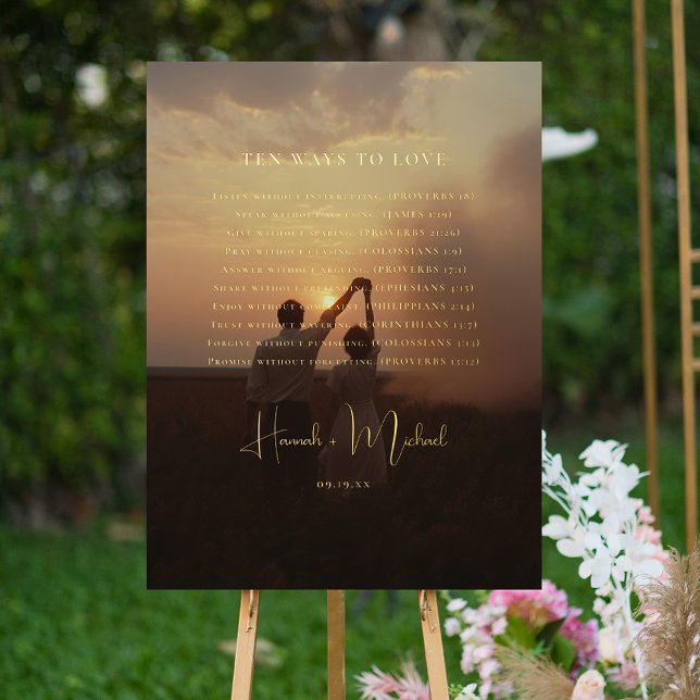 Elegant Scriptures | Wedding Photo Welcome Foil Prints (Creator Uploaded)