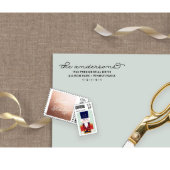Elegant Scripty Self-Inking Return Address Stamp (Envelope)