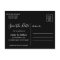 Elegant Scrit Wedding Photo Save the Date Postcard