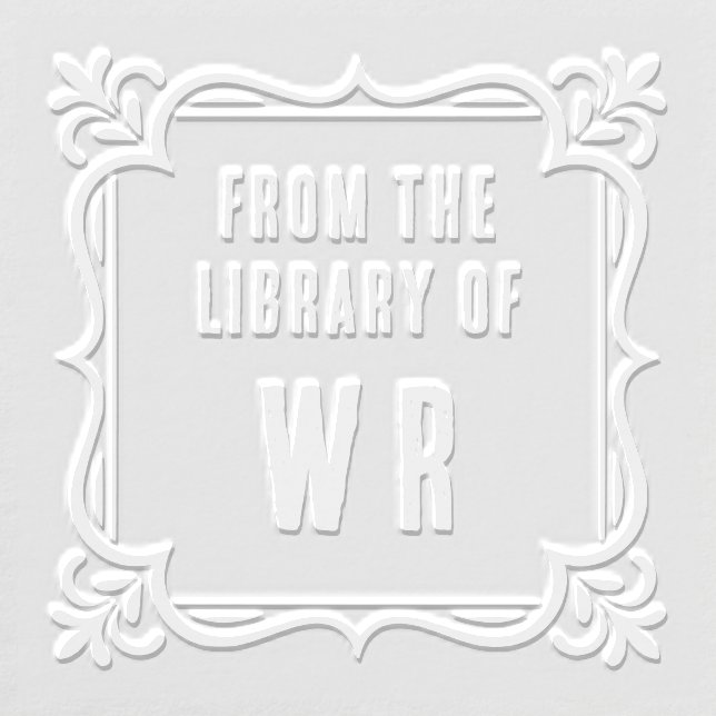 Elegant Scroll From Library Of Custom Embosser (Design)