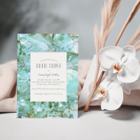 Elegant Sea Glass Crystal Bridal Shower