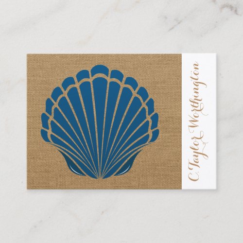 Elegant Sea Shell Business Card