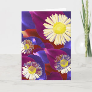Elegant Sensual Rose Petal Art Holiday Card