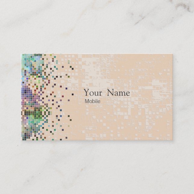 Elegant Sequins Business Card (Front)