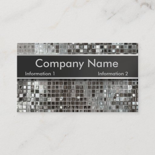 Customizable Elegant Sequins Business Cards