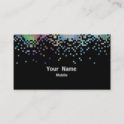 Elegant Sequins Hologram Business Card