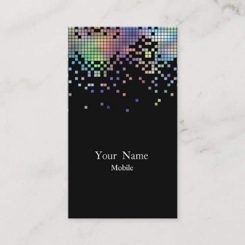 Elegant Sequins Hologram Business Cards