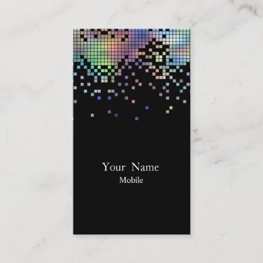 Customizable Elegant Sequins Hologram Business Cards