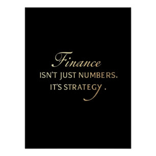 Elegant Serif Motivational Poster for Office Wall