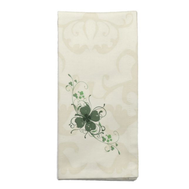 Elegant Shamrock Design American MoJo Napkin (Folded)