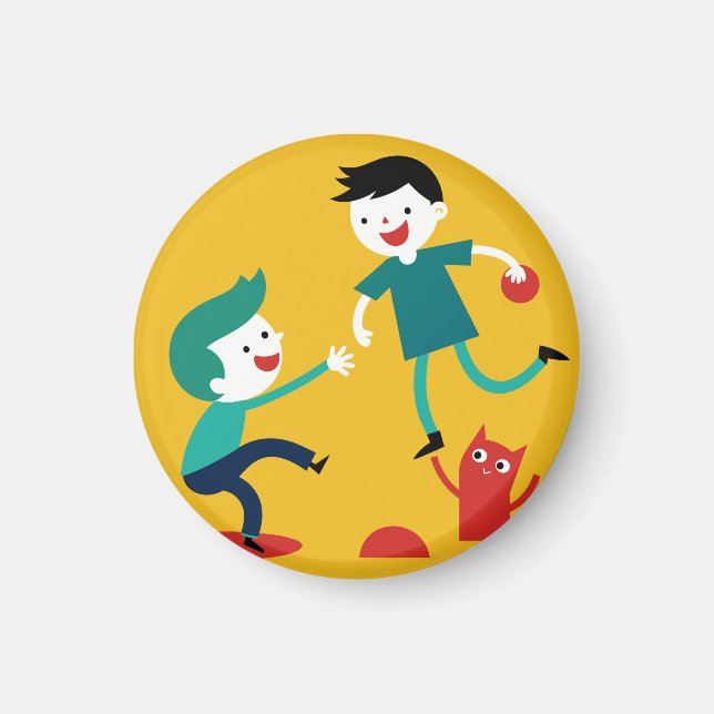 Elegant Shamrock-Shaped Design for St. Patrick's  Magnet (Front)