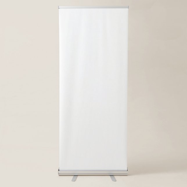 Elegant Shamrock-Shaped Design for St. Patrick's  Retractable Banner (Front)