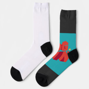 Elegant Shamrock-Shaped Design for St. Patrick's Socks