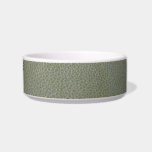 Elegant  Shamrock St.Patrick`s Day,Green Leather Bowl<br><div class="desc">Elegant luxury leather look with faux  gold irish shamrock.An elegant and sophisticated design.</div>