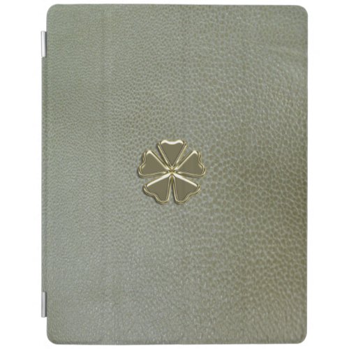 Elegant  Shamrock StPatricks DayGreen Leather iPad Smart Cover