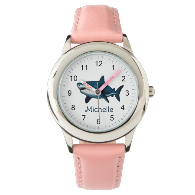 Elegant shark fish Personalized Watch (Front)