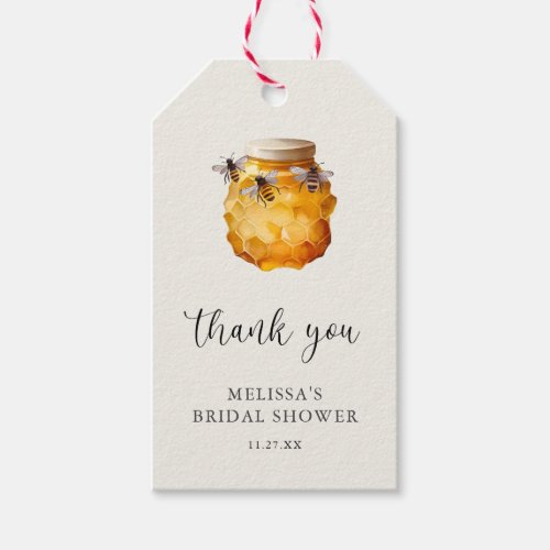 Elegant She Found Her Honey Bridal Shower Favor Gift Tags