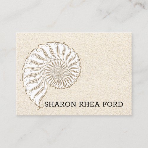 Elegant Shell Business Card