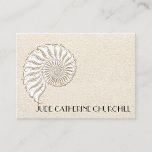 Elegant Shell Business Card