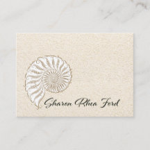 Elegant Shell Calling Card / Contacts / Business