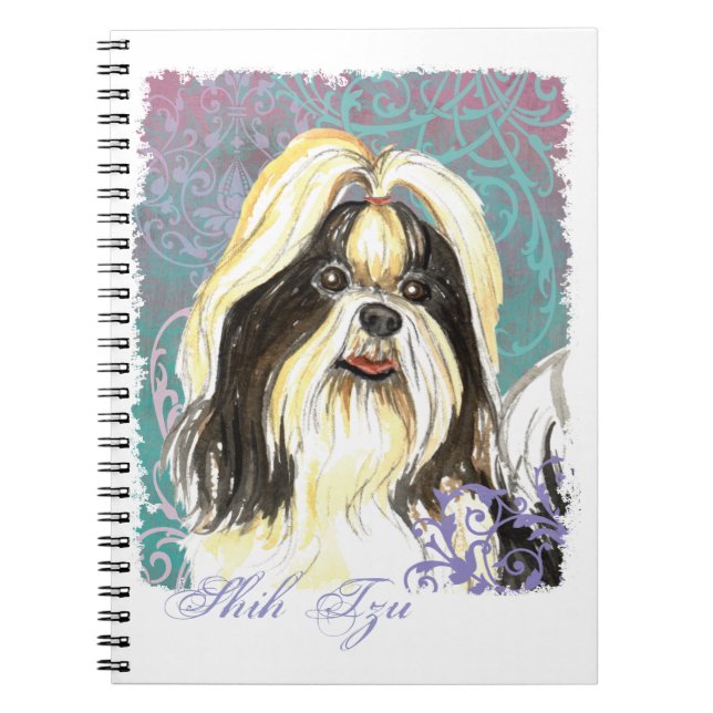 Elegant Shih Tzu Notebook (Front)